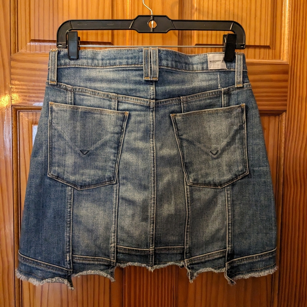 Hudson jean skirt, size 27 (size 4).